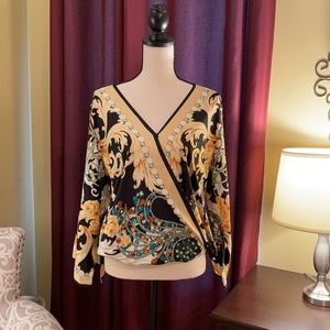Aum-Couture V-Neck Blouse